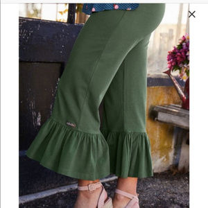 NWT Matilda Jane Boldly Go Ruffle Pant XS